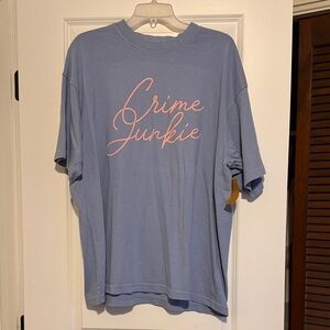 Blue Crime Junkie T-Shirt